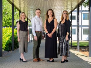 Clare Taylor, Apricus Marketing with the team from DB ESG