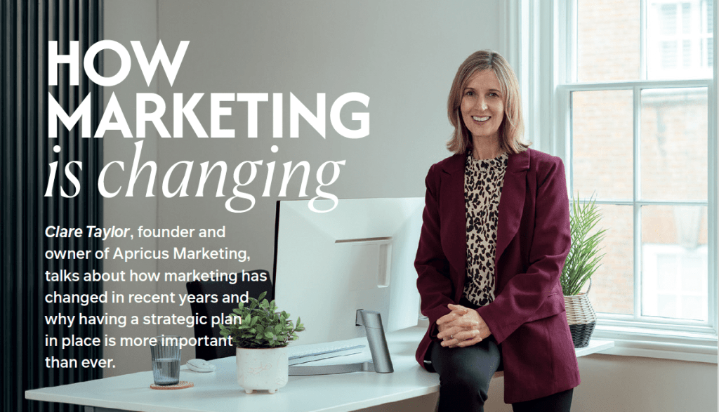 Clare Taylor, CEO, Apricus Marketing