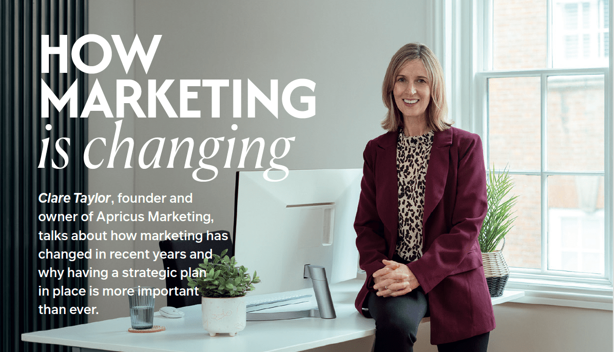 Clare Taylor, CEO, Apricus Marketing